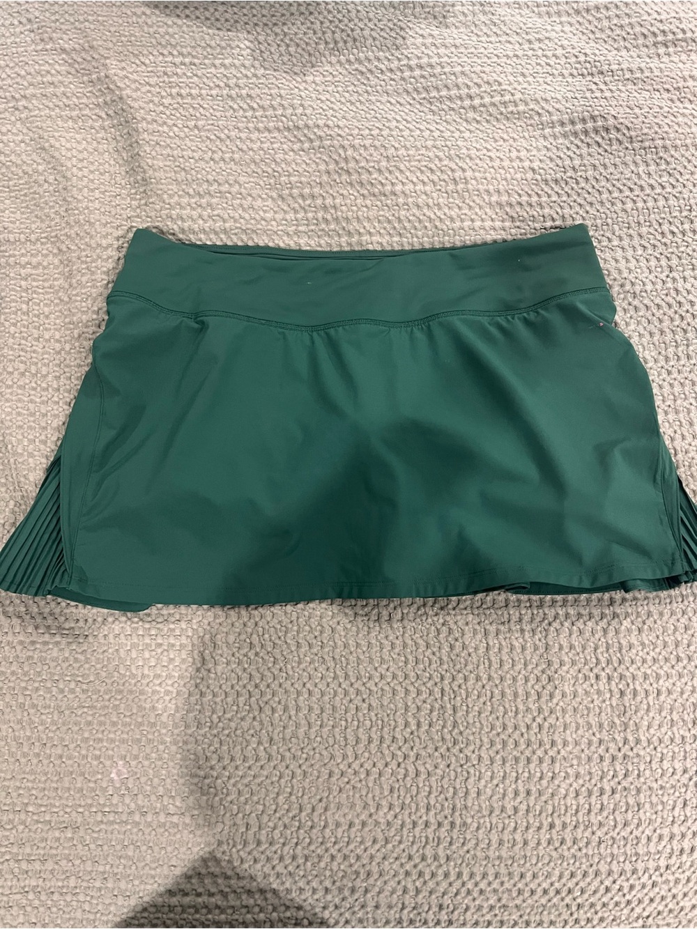 lululemon athletica Emerald Green Pleated Mini Skirt